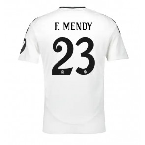 Real Madrid Ferland Mendy #23 Domaci Dres 2024-25 Kratak Rukavima